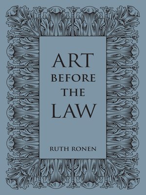 cover image of Art Before the Law